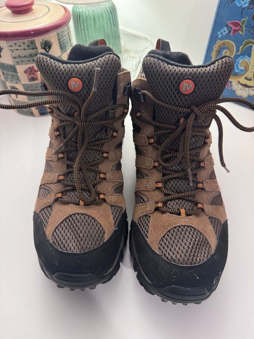 Merrell Moab Mid Waterproof Hiking Boot Earth Men's Size 13
